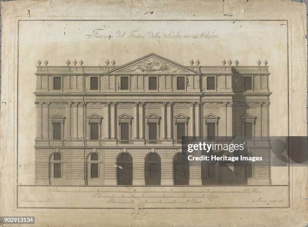 Teatro alla Scala. Project. Found in the Collection of Teatro alla Scala, Milano.