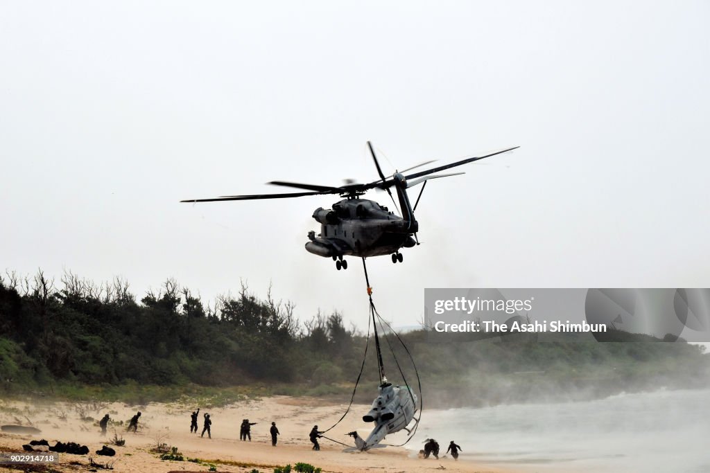 Crippled Copter Airlifted To U.S. Naval Facility In Okinawa