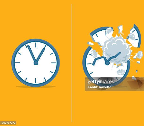 illustrazioni stock, clip art, cartoni animati e icone di tendenza di scadenza - clocks go forward