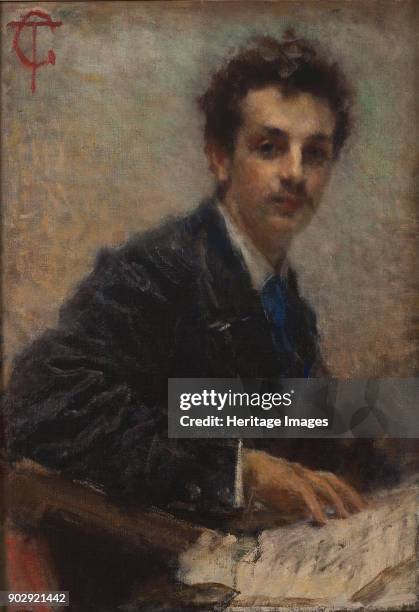 Portrait of the composer Benedetto Junck . Found in the Collection of Galleria Civica d'Arte Moderna, Torino.