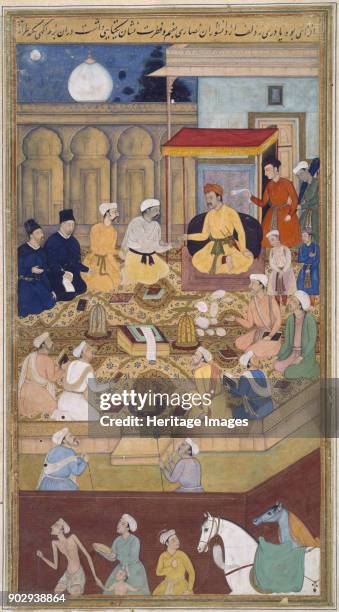 Akbar and the Jesuits. Private Collection.