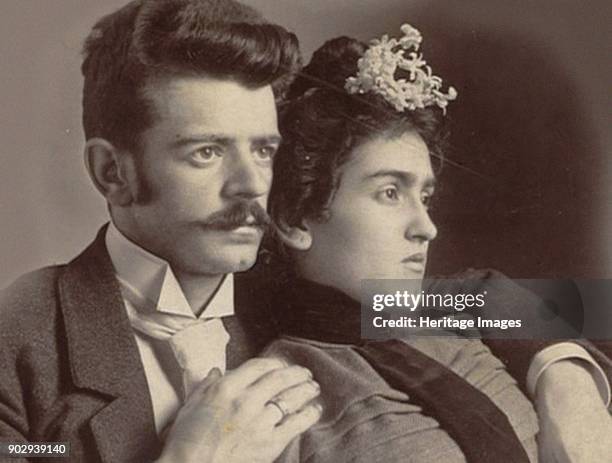 Matilde Calderón and Guillermo Kahlo, Frida Kahlo's parents. Private Collection.
