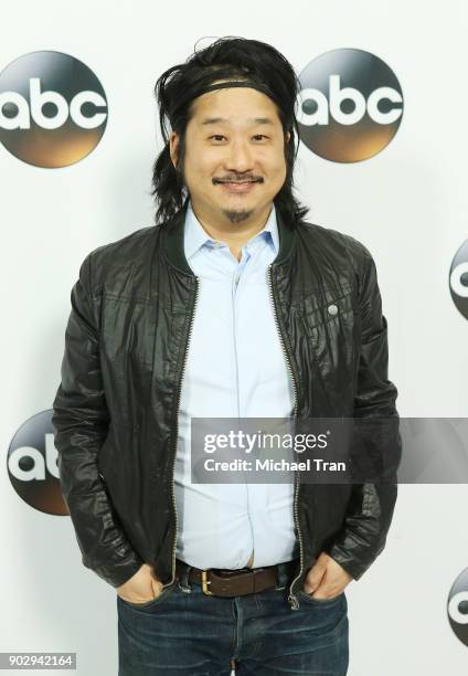 Bobby Lee attends the Disney ABC Television Group hosts TCA Winter Press Tour 2018 held at The Langham Huntington on January 8, 2018 in Pasadena,...