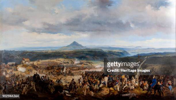 The Battle of Giesshuebel on 1813. Found in the Collection of State History Museum, Moscow.