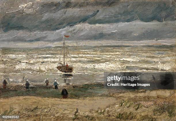 Sea at Scheveningen. Found in the Collection of Van Gogh Museum, Amsterdam.