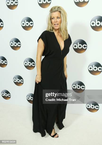 Laura Wright attends the Disney ABC Television Group hosts TCA Winter Press Tour 2018 held at The Langham Huntington on January 8, 2018 in Pasadena,...