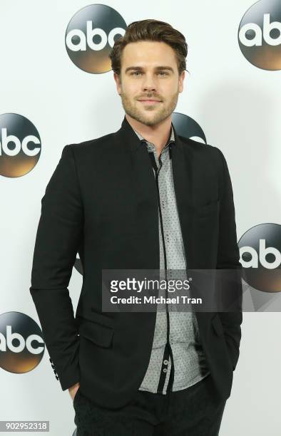 Grey Damon attends the Disney ABC Television Group hosts TCA Winter Press Tour 2018 held at The Langham Huntington on January 8, 2018 in Pasadena,...