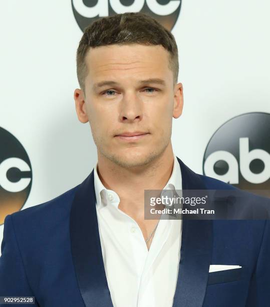 Grant Harvey attends the Disney ABC Television Group hosts TCA Winter Press Tour 2018 held at The Langham Huntington on January 8, 2018 in Pasadena,...