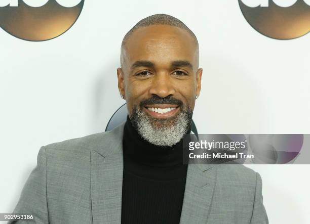 Donnell Turner attends the Disney ABC Television Group hosts TCA Winter Press Tour 2018 held at The Langham Huntington on January 8, 2018 in...