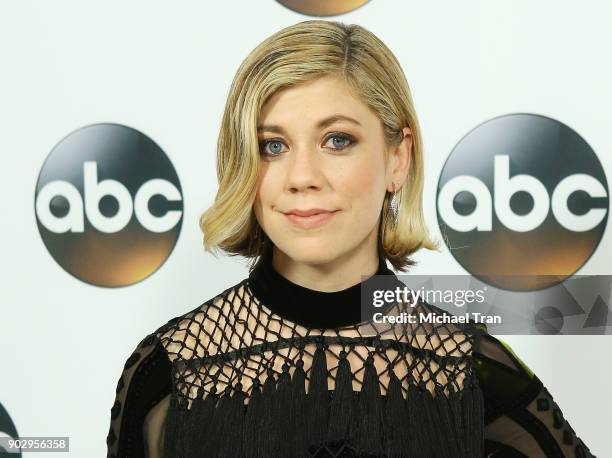 Susannah Flood attends the Disney ABC Television Group hosts TCA Winter Press Tour 2018 held at The Langham Huntington on January 8, 2018 in...