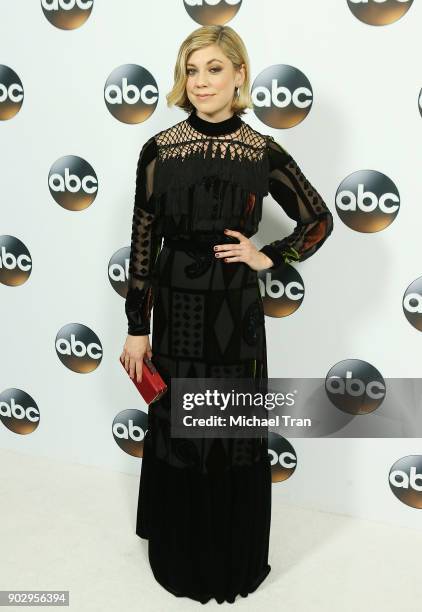 Susannah Flood attends the Disney ABC Television Group hosts TCA Winter Press Tour 2018 held at The Langham Huntington on January 8, 2018 in...