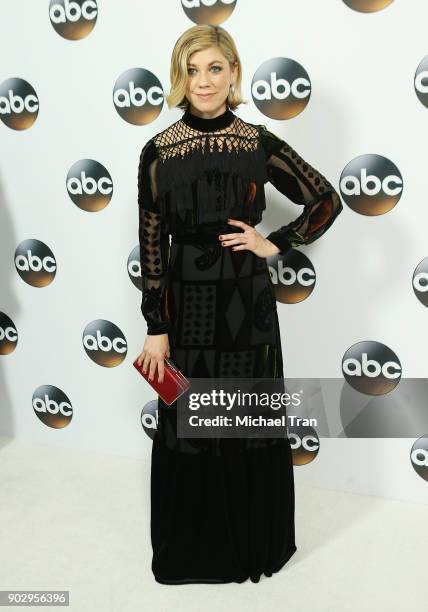 Susannah Flood attends the Disney ABC Television Group hosts TCA Winter Press Tour 2018 held at The Langham Huntington on January 8, 2018 in...