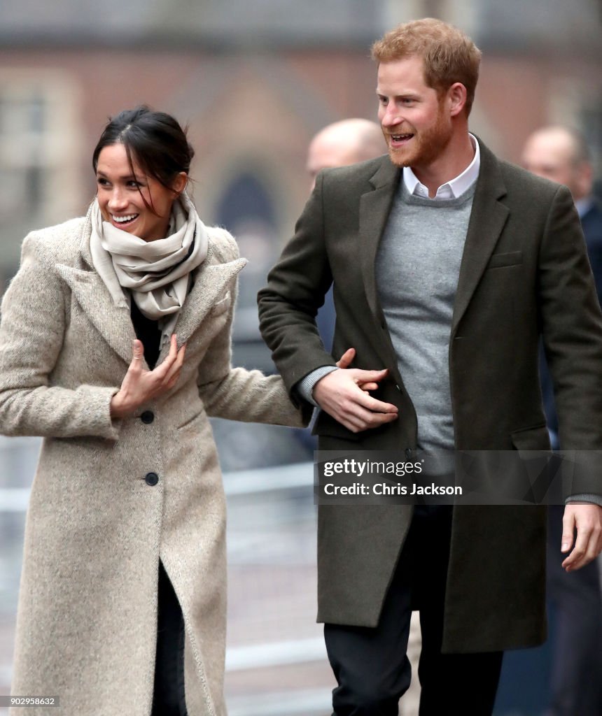 Prince Harry and Meghan Markle Visit Reprezent