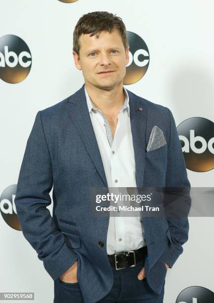 Steve Zahn attends the Disney ABC Television Group hosts TCA Winter Press Tour 2018 held at The Langham Huntington on January 8, 2018 in Pasadena,...