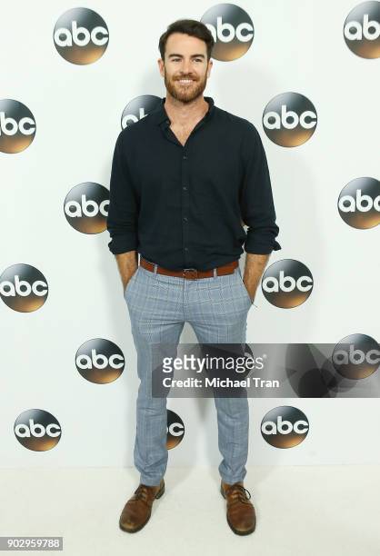 Ben Lawson attends the Disney ABC Television Group hosts TCA Winter Press Tour 2018 held at The Langham Huntington on January 8, 2018 in Pasadena,...