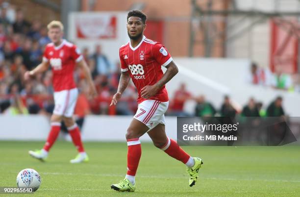 Liam Bridcutt in midfield action during the first half of the EFL fixture between Nottingham Forest and Leeds United at The City Ground, Nottingham -...