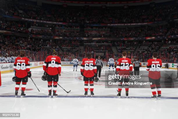Men's Ottawa Senators Thomas Chabot Christian Wolanin Hockey