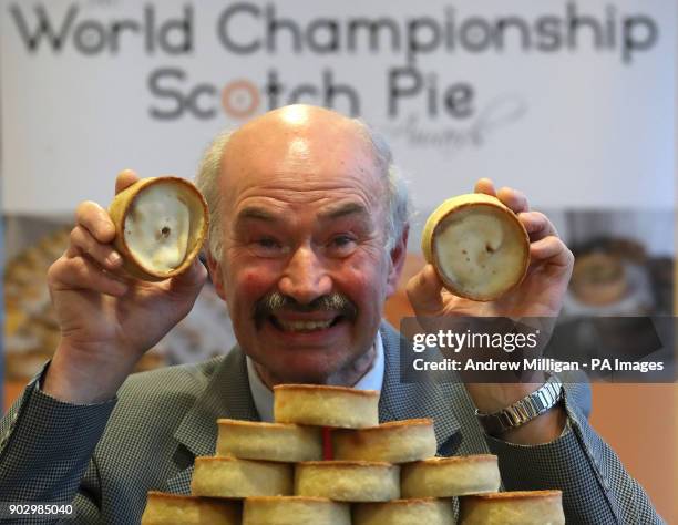 Alan Pirie from James Pirie and Son butchers in Newtyle after winning World Champion Scotch Pie award at the World Championship Scotch Pie awards at...