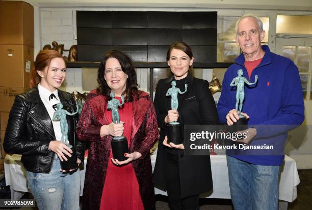 Awards Committee Member Elizabeth McLaughlin, SAG Awards Nominee Ann Dowd, SAG Awards Nominee Clea DuVall and SAG Awards Committee Vice Chair Daryl...