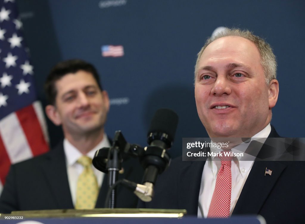 Speaker Ryan And House GOP Leadership Address The Media After Their Weekly Caucus Meeting