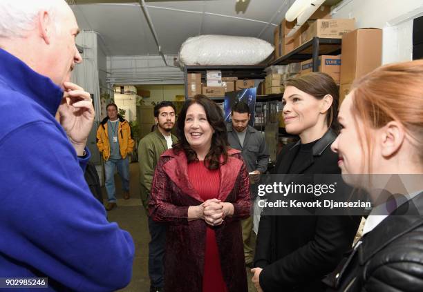 Awards Committee Vice Chair Daryl Anderson, SAG Awards Nominee Ann Dowd, SAG Awards Nominee Clea DuVall and SAG Awards Committee Member Elizabeth...