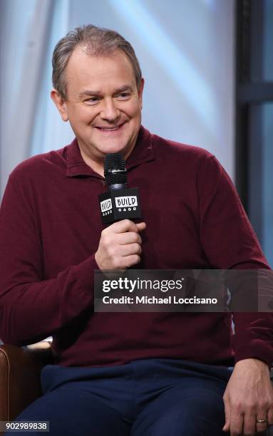 Actor Hugh Bonneville visits Build Studio to discuss the movie "Paddington 2" at Build Studio on January 9, 2018 in New York City.