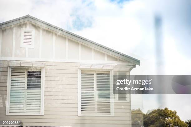 front view photo of an australian house - simple living stock pictures, royalty-free photos & images