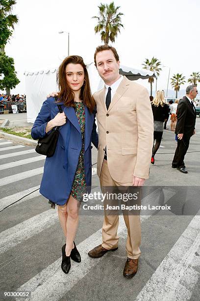 Actress Rachel Weisz and Director Darren Aronofsky at Film Independent's 2009 Independent Spirit Awards held at the Santa Monica Pier on February 21,...