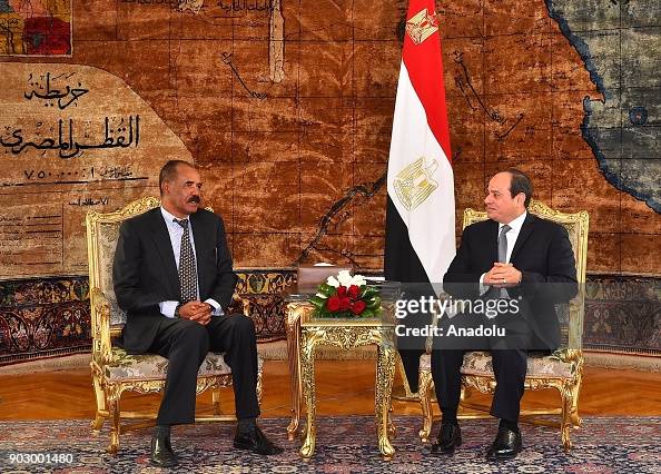 Isaias Afwerki - Abdel Fattah al-Sisi meeting in Cairo Isaias Afwerki - Abdel Fattah al-Sisi meeting in Cairo