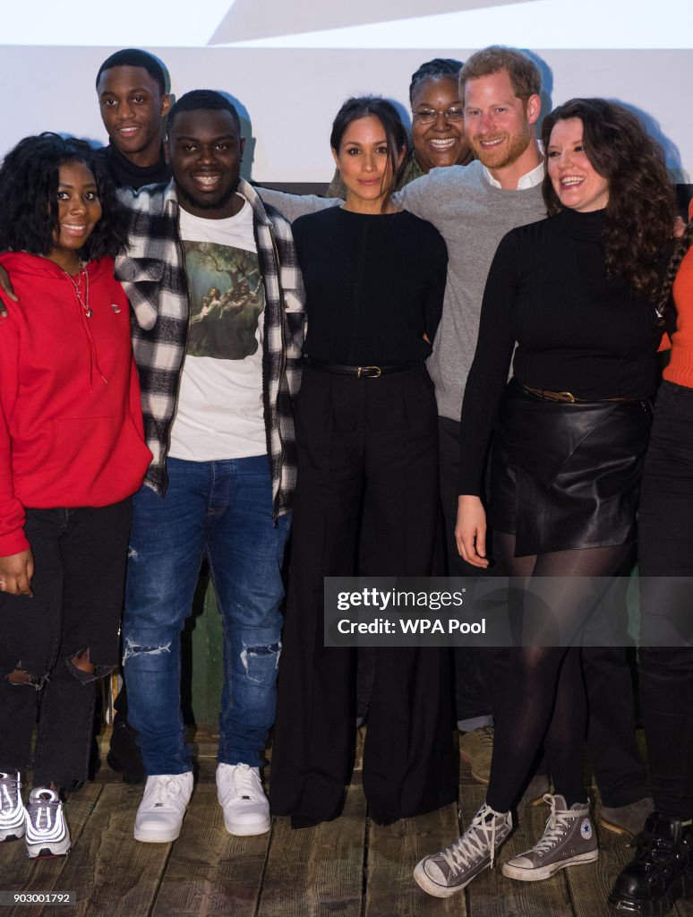 Prince Harry and Meghan Markle Visit Reprezent