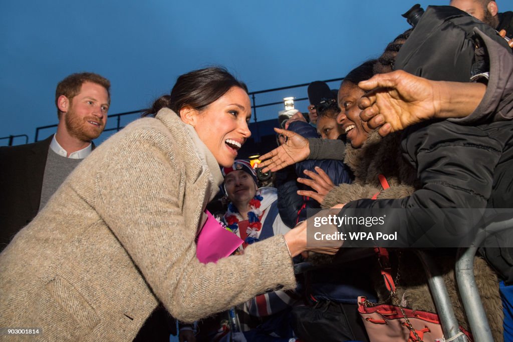 Prince Harry and Meghan Markle Visit Reprezent