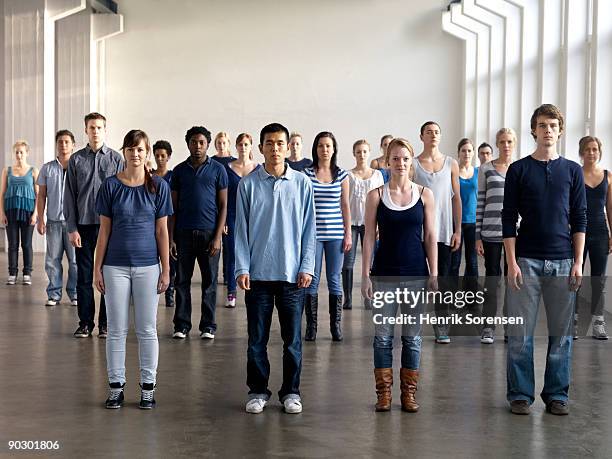 group of young people - serious teenager boy imagens e fotografias de stock