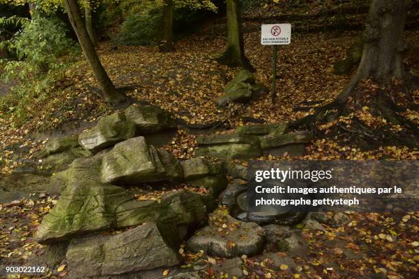 the water source but no undrinkable - do not drink sign stock pictures, royalty-free photos & images