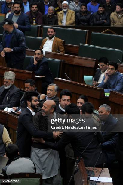 Ab Rasheed J 24 Budget Session Of Jammu And Kashmir Legislative Assembly Stock ...