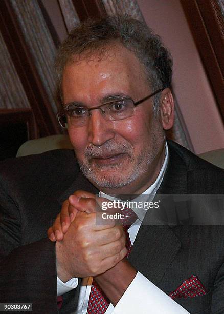 Picture taken on August 20, 2009 shows freed Lockerbie bomber Abdelbaset Ali Mohmet al-Megrahi, the sole Libyan convicted over the 1988 Pan Am...