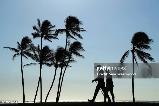 Charles Howell III of the United States walks during practice rounds prior to the Sony Open In Hawaii at Waialae Country Club on January 9, 2018 in...