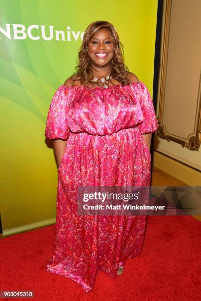 Retta attends the 2018 NBCUniversal Winter Press Tour at The Langham Huntington, Pasadena on January 9, 2018 in Pasadena, California.