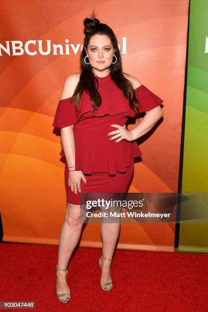 Lauren Ash attends the 2018 NBCUniversal Winter Press Tour at The Langham Huntington, Pasadena on January 9, 2018 in Pasadena, California.