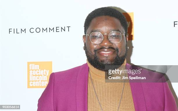 Actor Lil Rel Howery attends the 2018 Film Society of Lincoln Center and Film Comment luncheon at Lincoln Ristorante on January 9, 2018 in New York...
