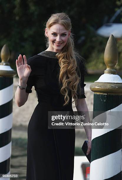 Actress Svetlana Hodchenkova arrives at the Excelsior Hotel for the Opening Ceremony and Baaria Red Carpet at the Sala Grande during the 66th Venice...