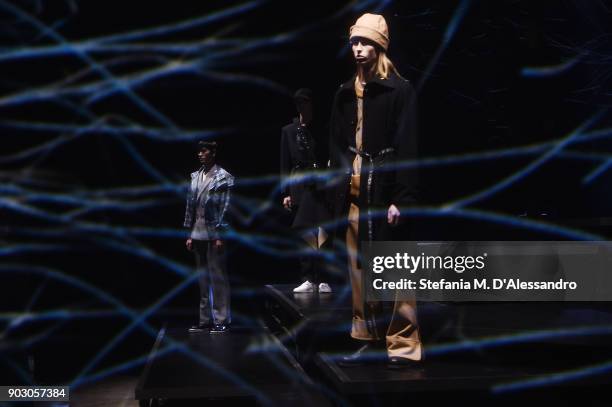 General view during the International Woolmark Prize 2017/2018 on January 9, 2018 in Florence, Italy.