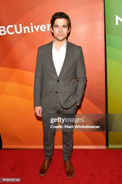 Jason Ralph attends the 2018 NBCUniversal Winter Press Tour at The Langham Huntington, Pasadena on January 9, 2018 in Pasadena, California.