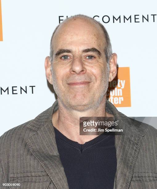 Film director Samuel Maoz attends the 2018 Film Society of Lincoln Center and Film Comment luncheon at Lincoln Ristorante on January 9, 2018 in New...