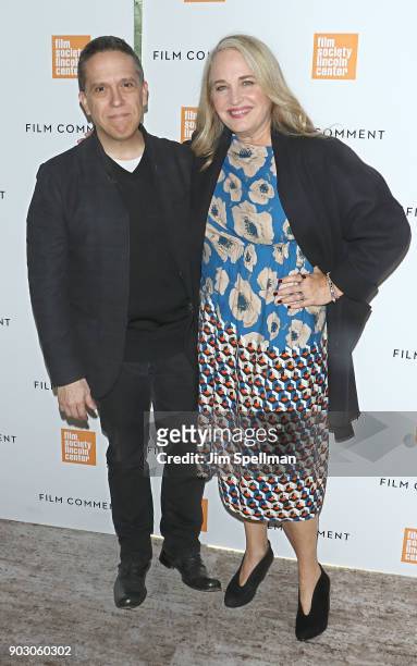 Director Lee Unkrich and producer Darla K. Anderson attend the 2018 Film Society of Lincoln Center and Film Comment luncheon at Lincoln Ristorante on...