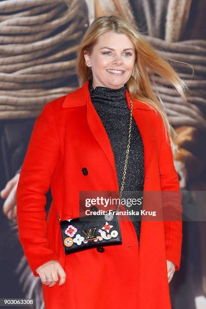 Anne-Sophie Briest attends the 'Hot Dog' Premiere at CineStar on January 9, 2018 in Berlin, Germany.