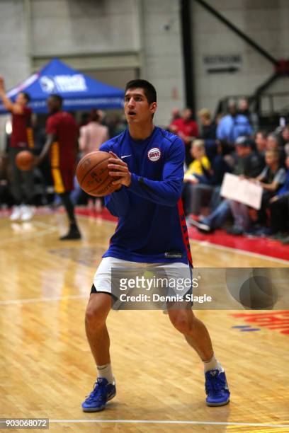 Pre Game warm ups at the Grand Rapids Drive vs Canton Charge game at The DeltaPlex Arena for the NBA G-League on JANUARY 6, 2018 in Grand Rapids,...