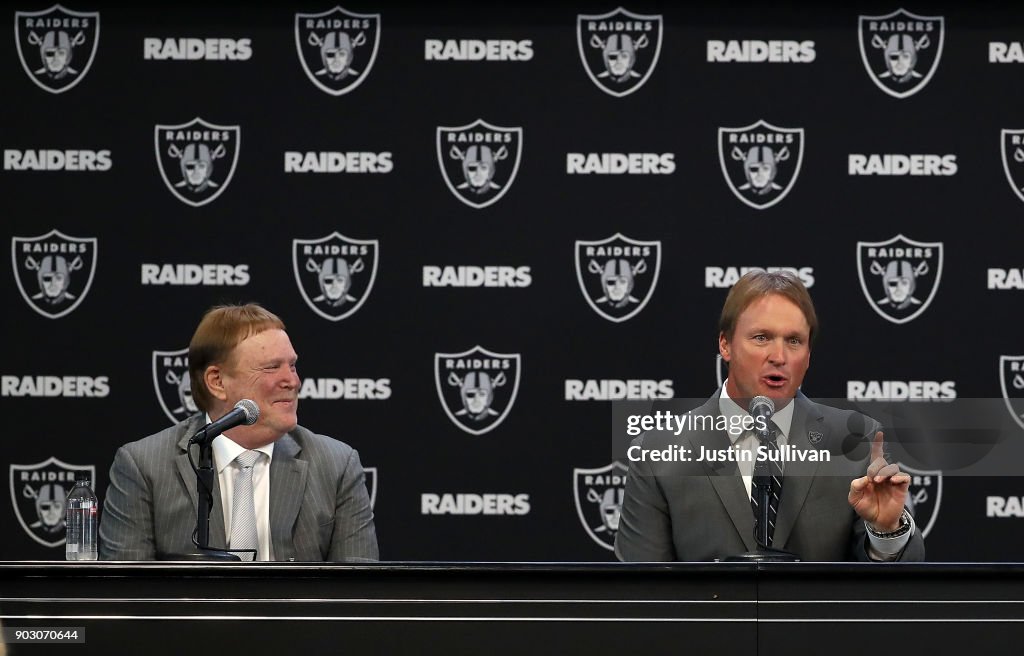 Oakland Raiders Introduce Jon Gruden