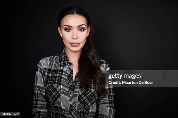 Actor Ilfenesh Hadera from ABC's 'Deception' poses for a portrait during the 2018 Winter TCA Getty Images Portrait Studio at Langham Hotel on January...