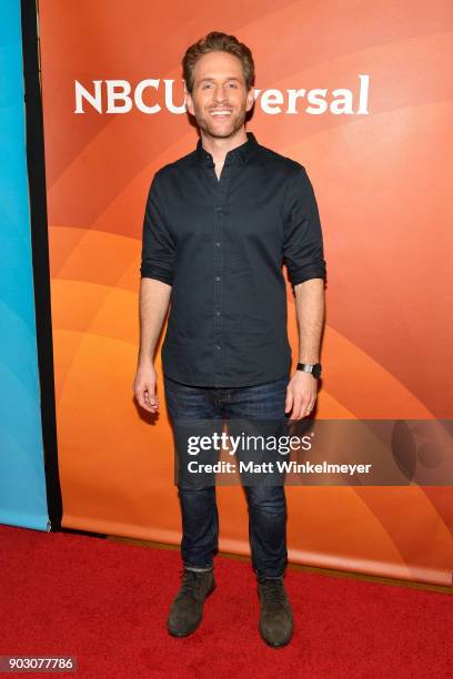 Glenn Howerton attends the 2018 NBCUniversal Winter Press Tour at The Langham Huntington, Pasadena on January 9, 2018 in Pasadena, California.