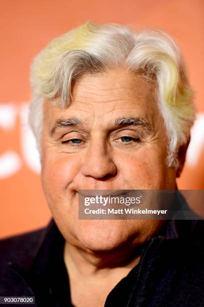 Jay Leno attends the 2018 NBCUniversal Winter Press Tour at The Langham Huntington, Pasadena on January 9, 2018 in Pasadena, California.